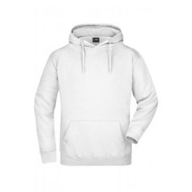 James&Nicholson pulóver Hooded Sweat 300 fehér