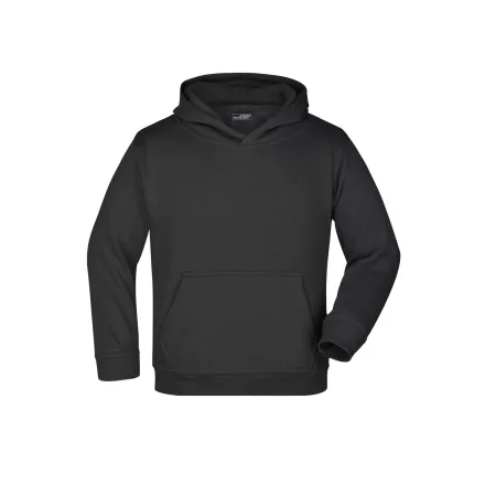 James&Nicholson gyerek pulóver Hooded Sweat 300 fekete
