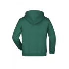 James&Nicholson gyerek pulóver Hooded Sweat 300 sötétzöld