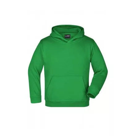 James&Nicholson gyerek pulóver Hooded Sweat 300 páfrányzöld