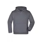 James&Nicholson gyerek pulóver Hooded Sweat 300 grafit