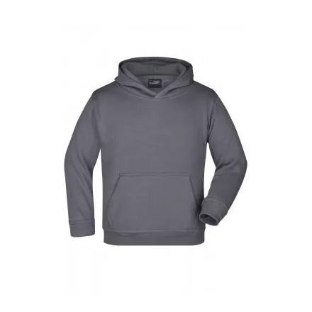 James&Nicholson gyerek pulóver Hooded Sweat 300 grafit
