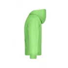 James&Nicholson gyerek pulóver Hooded Sweat 300 lime zöld