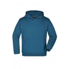 James&Nicholson gyerek pulóver Hooded Sweat 300 petrol