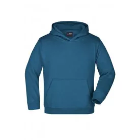 James&Nicholson gyerek pulóver Hooded Sweat 300 petrol