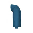 James&Nicholson gyerek pulóver Hooded Sweat 300 petrol