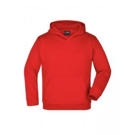 James&Nicholson gyerek pulóver Hooded Sweat 300 piros