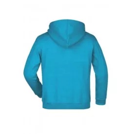 James&Nicholson gyerek pulóver Hooded Sweat 300 türkiz