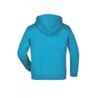 James&Nicholson gyerek pulóver Hooded Sweat 300 türkiz