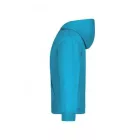 James&Nicholson gyerek pulóver Hooded Sweat 300 türkiz
