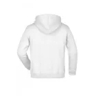 James&Nicholson gyerek pulóver Hooded Sweat 300 fehér