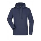 James&Nicholson női pulóver Hooded Sweat 300 tengerkék