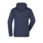 James&Nicholson női pulóver Hooded Sweat 300 tengerkék