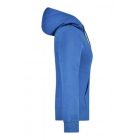 James&Nicholson női pulóver Hooded Sweat 300 királykék