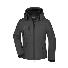   James&Nicholson téli női softshell dzseki 3-Layer Winter 330 fekete