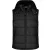 James&Nicholson mellény Hooded Padded fekete
