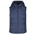James&Nicholson mellény Hooded Padded tengerkék