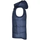 James&Nicholson mellény Hooded Padded tengerkék