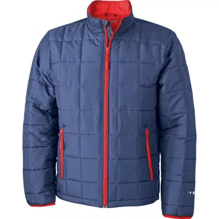 James&Nicholson dzseki Padded Light Weight tengerkék-piros