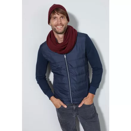 James & Nicholson Men's Hybrid Sweat Jacket