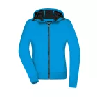 Daiber női softshell dzseki Hooded Softshell 260 kék-fekete