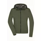 Daiber női softshell dzseki Hooded Softshell 260 olíva