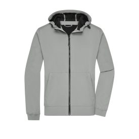   Daiber softshell dzseki Hooded Softshell 260 világosszürke-fekete