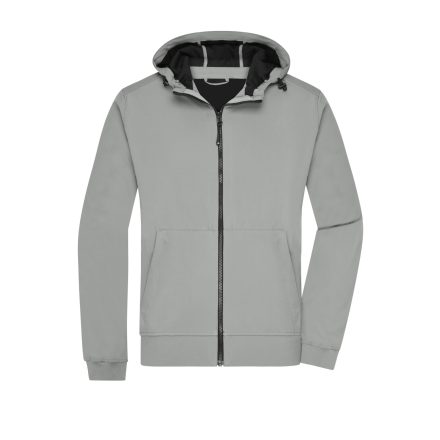 Daiber softshell dzseki Hooded Softshell 260 világosszürke-fekete