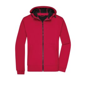 Daiber softshell dzseki Hooded Softshell 260 piros-fekete