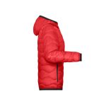 James&Nicholson női dzseki Quilted piros-fekete