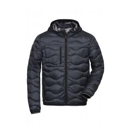 James&Nicholson bélelt dzseki Quilted grafit-terep