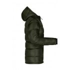 James&Nicholson női dzseki Quilted erdészzöld-sárga