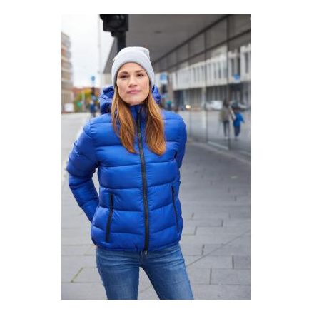 James&Nicholson női dzseki Quilted kék-tengerkék