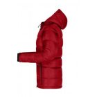 James&Nicholson női dzseki Quilted piros-fekete