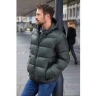 James&Nicholson dzseki Quilted erdészöld-sárga