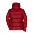 James&Nicholson dzseki Quilted piros-fekete