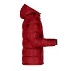 James&Nicholson dzseki Quilted piros-fekete