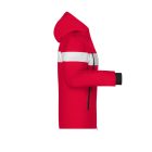 James&Nicholson női dzseki Winter Sports piros-fehér