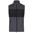 Daiber polár mellény Fleece 280 ébenszürke-fekete