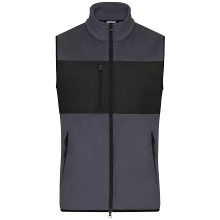 Daiber polár mellény Fleece 280 ébenszürke-fekete
