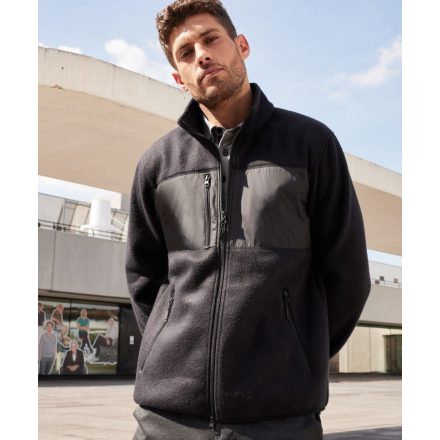 James&Nicholson polár pulóver JN1312 280 fekete