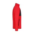 James&Nicholson polár pulóver JN1312 280 piros-fekete