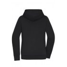 James&Nicholson női pulóver Doubleface 300 fekete-natúr