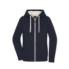 James&Nicholson női pulóver Doubleface 300 tengerkék-natúr