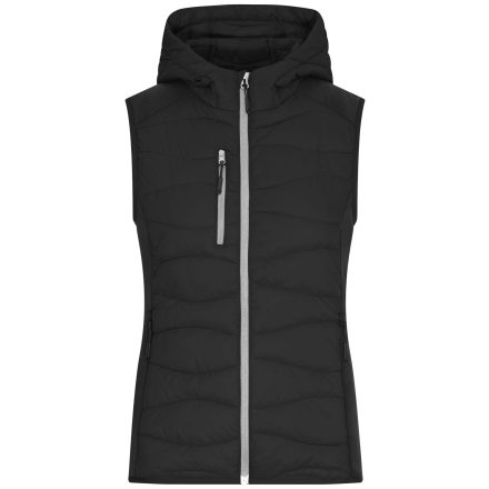 James&Nicholson női mellény Hybrid fekete