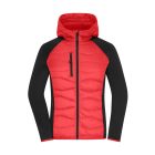 James&Nicholson női dzseki Hybrid piros-fekete