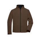 James&Nicholson softshell dzseki 3-Layer 330 barna