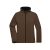 James&Nicholson női softshell dzseki 3-Layer 330 barna