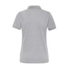 James&Nicholson női galléros póló Solid BIO Stretch 210 melírozott szürke