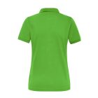 James&Nicholson női galléros póló Solid BIO Stretch 210 lime